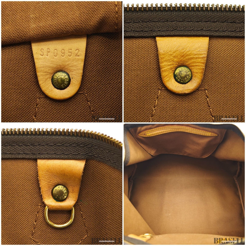 Louis Vuitton Speedy 40 M41522 Handbag Boston Bag Large Capacity Travel Brown