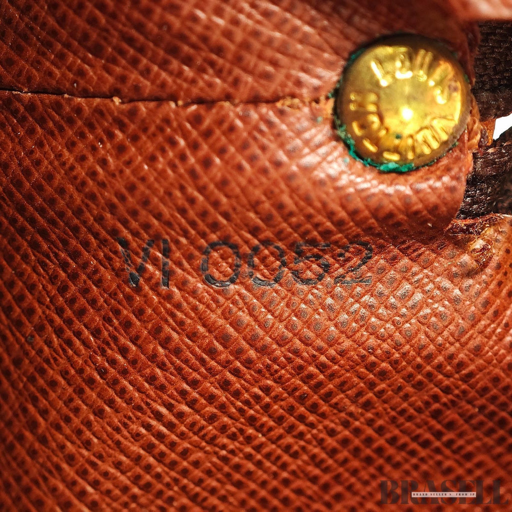 Louis Vuitton Monogram Drouot M51290 Shoulder Bag Crossbody Leather Brown Women