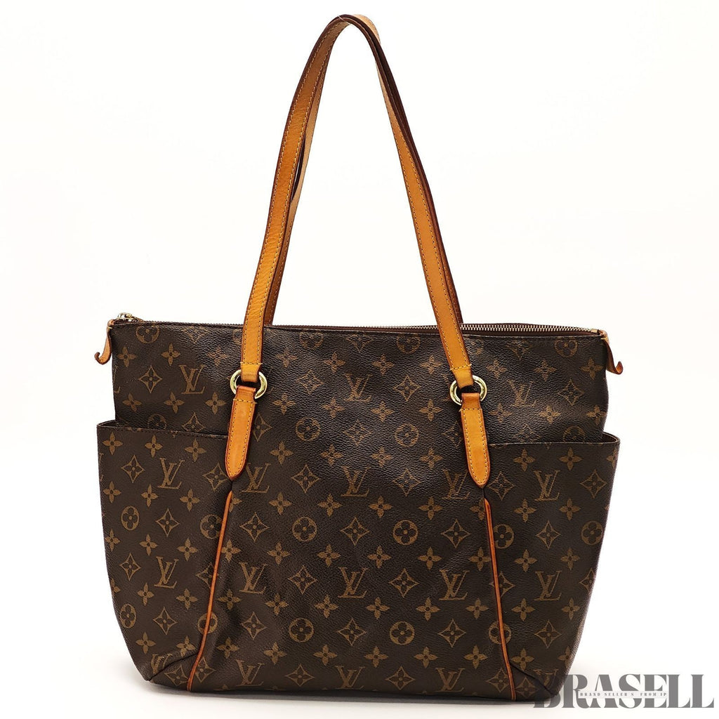 LOUIS VUITTON Totally MM M41015 Monogram Canvas Shoulder Bag Tote Bag Brown