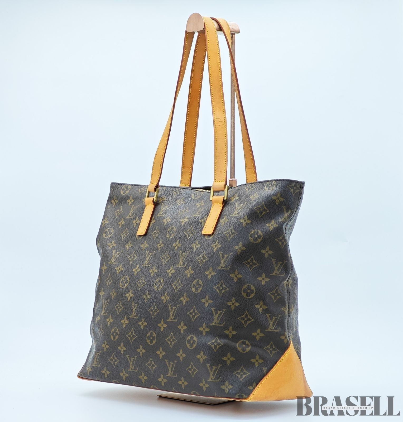 LOUIS VUITTON Cabas Maison M51151 Monogram Large Tote Bag Brown Leather Women’s