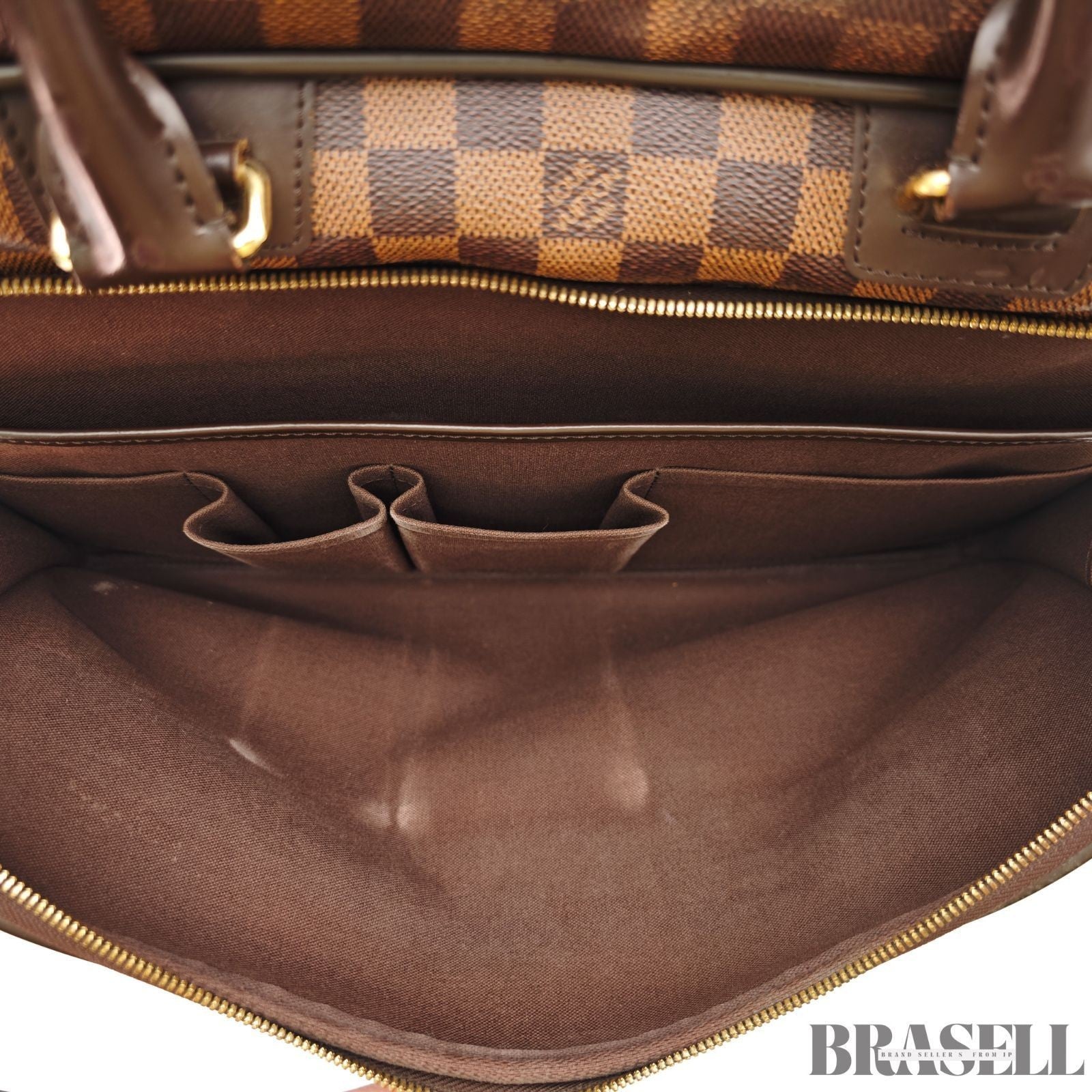 Louis Vuitton Icare N23252 Damier Handbag Boston Bag Briefcase Brown