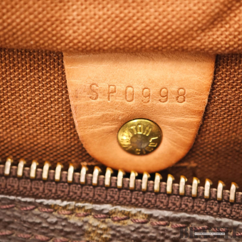 Louis Vuitton Monogram Speedy 30 M41108 Handbag Mini Boston Bag Canvas Brown