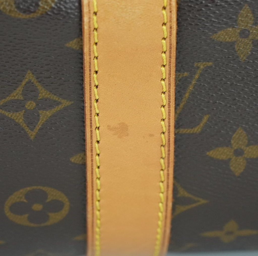 LOUIS VUITTON Keepall 55 M41424 Boston Bag Travel Bag Brown Large Capacity