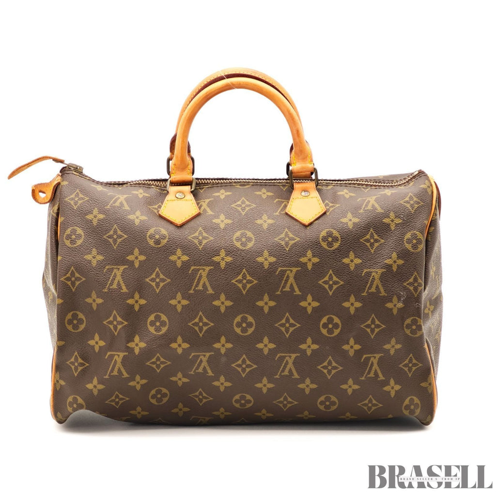 LOUIS VUITTON Speedy 35 M41524 Handbag Brown Monogram Canvas Mini Boston Bag