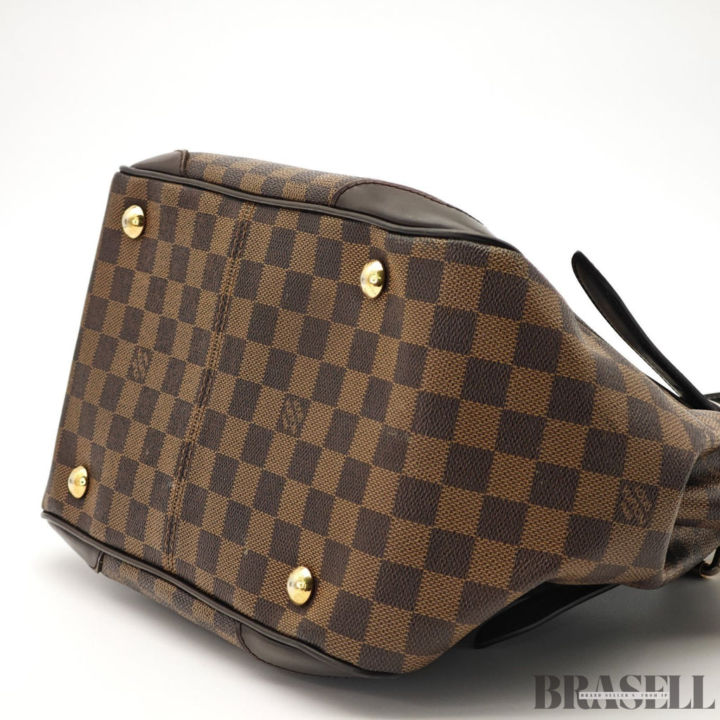 Louis Vuitton Damier Verona MM N41118 Bag Handbag Brown Women's With Key