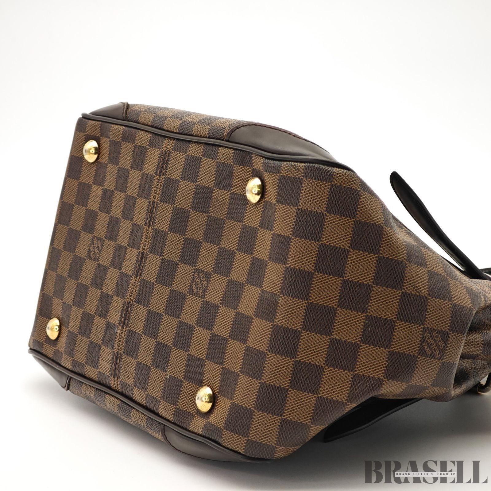 Louis Vuitton Damier Verona MM N41118 Bag Handbag Brown Women's With Key