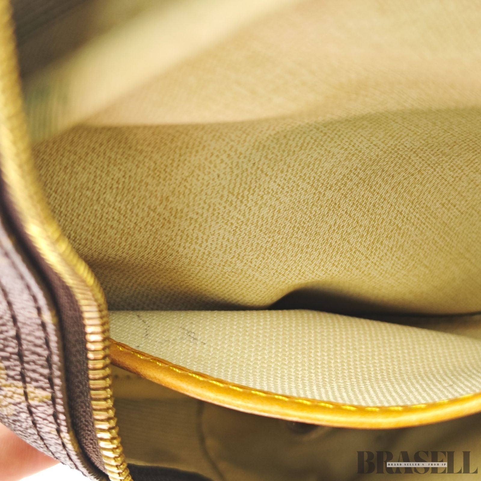LOUIS VUITTON Deauville M47270 Monogram Travel Handbag Brown Women’s