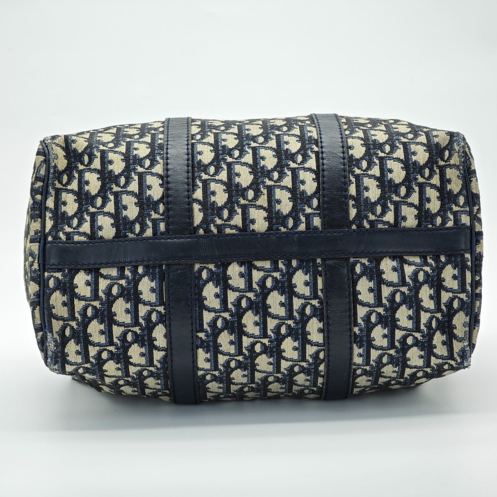 Dior Trotter Boston Bag Canvas Navy Color Women’s Bag