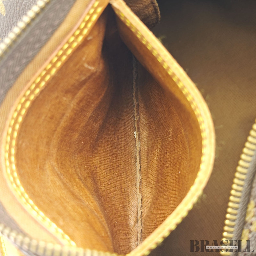 Louis Vuitton Speedy 30 M41526 Monogram Handbag Tote Bag Brown Woman