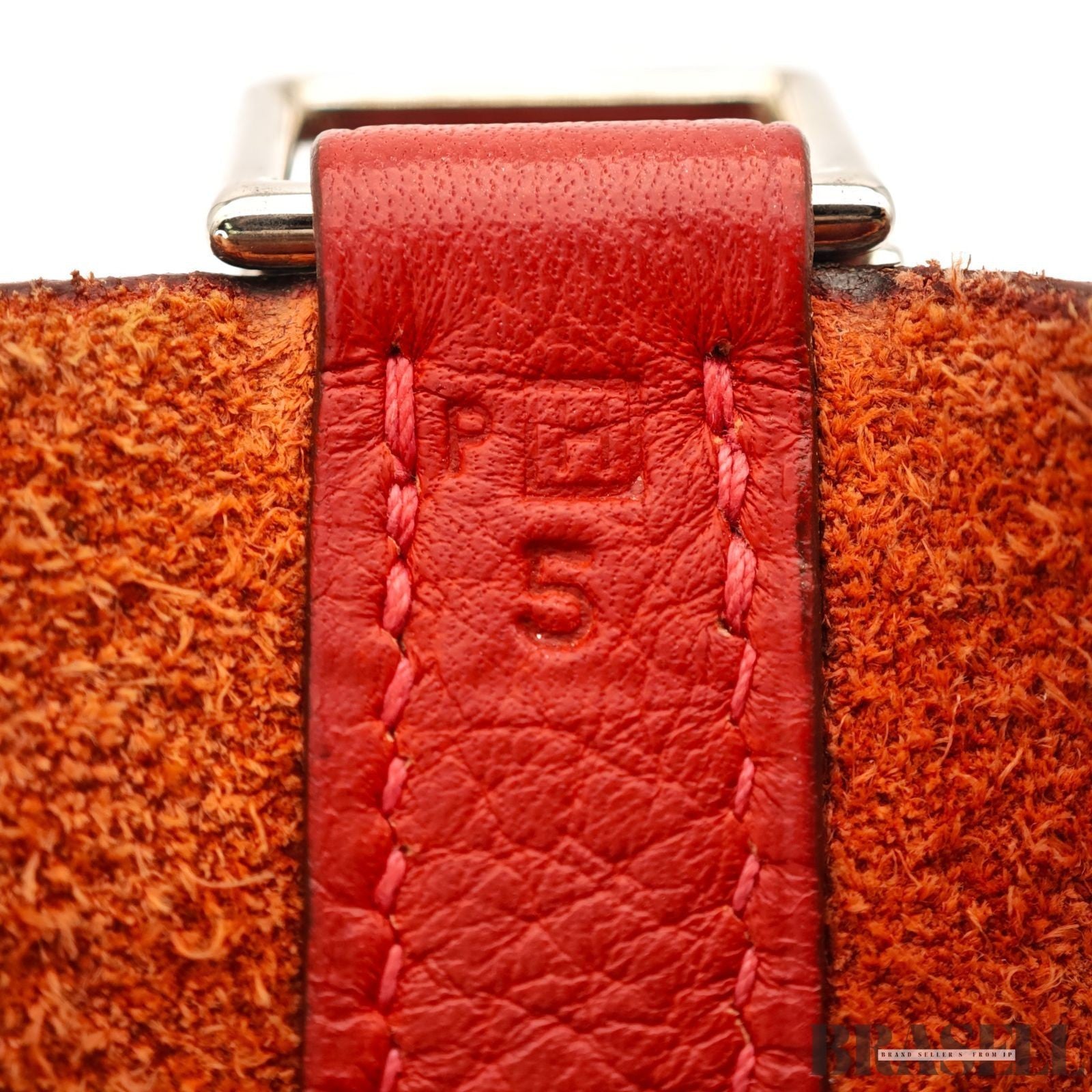 HERMES Picotin Lock MM Tote Bucket Handbag Leather Red w/ Dust Bag