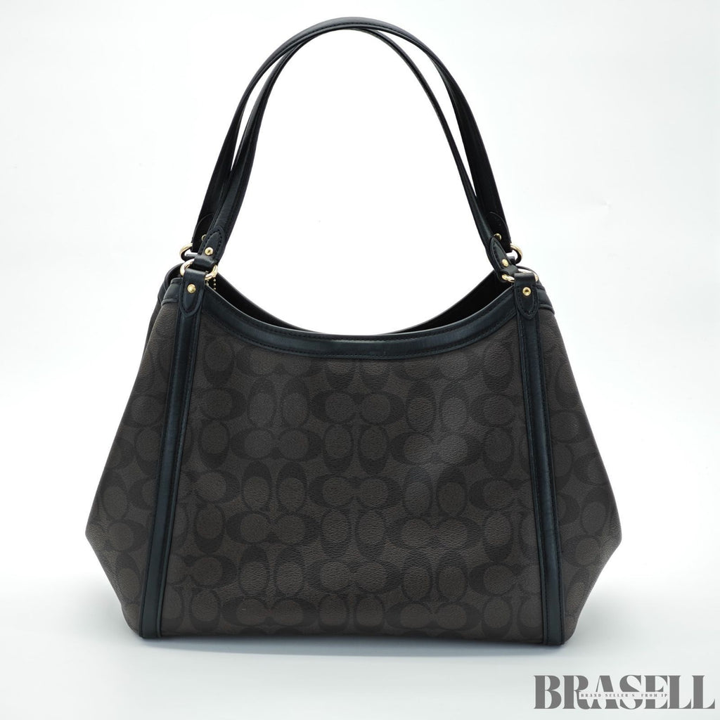 COACH Signature Christy C6232 Handbag Brown Women's