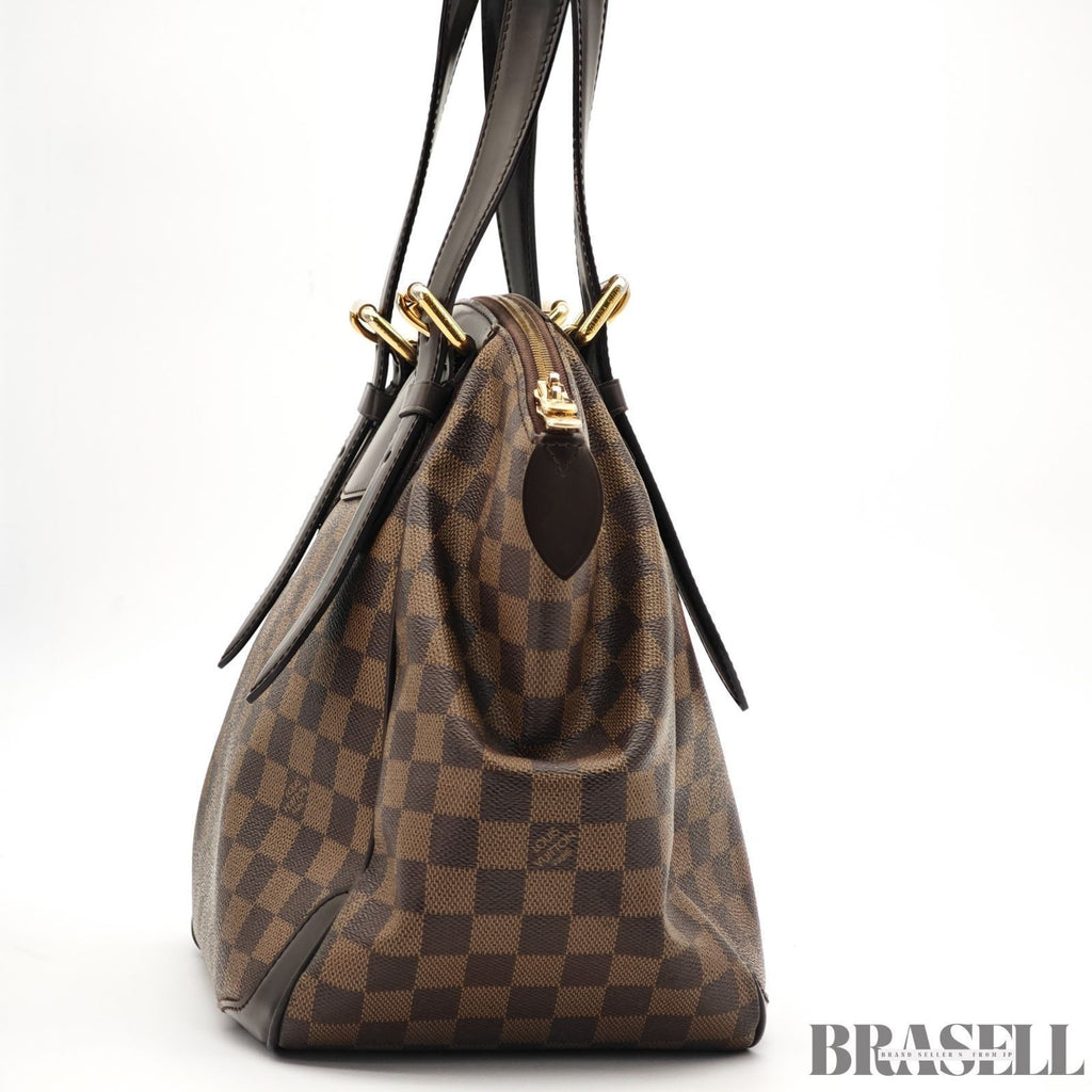 Louis Vuitton Damier Verona MM N41118 Bag Handbag Brown Women's With Key