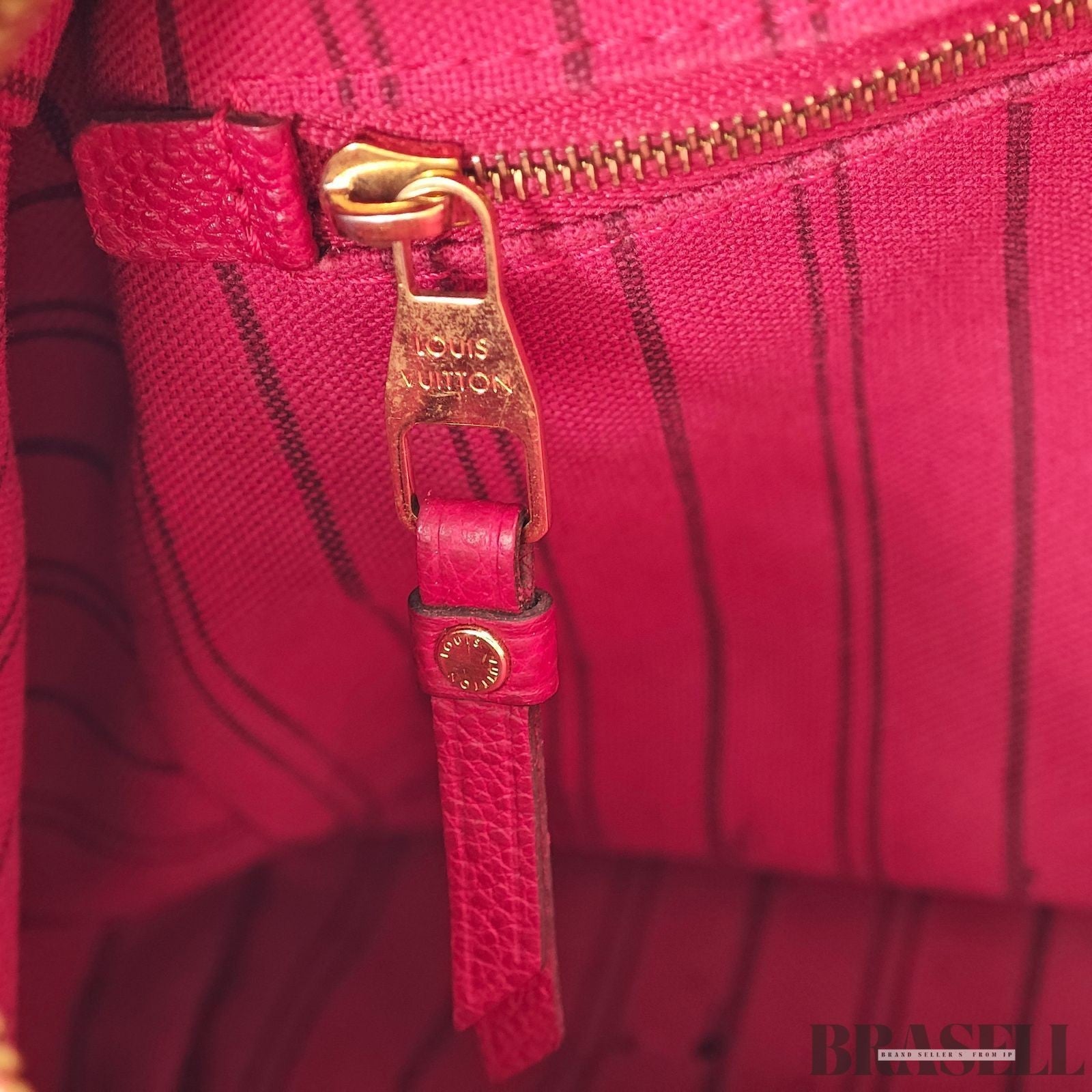 Louis Vuitton Speedy Bandoulière 25 Bag Handbag Monogram Empreinte Red Women’s