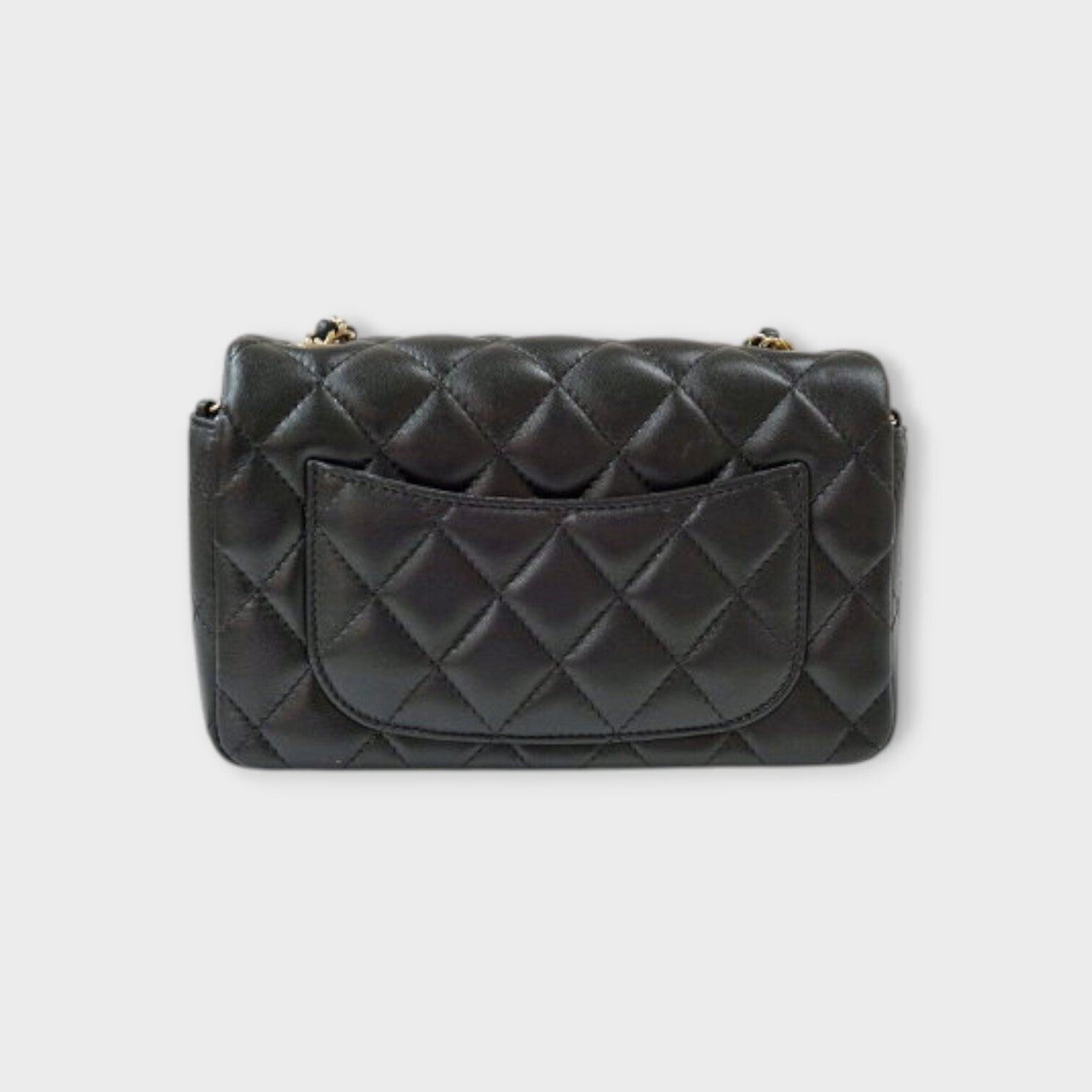 CHANEL Chain shoulder bag mini MATRASSE Coco Mark lambskin AS5219