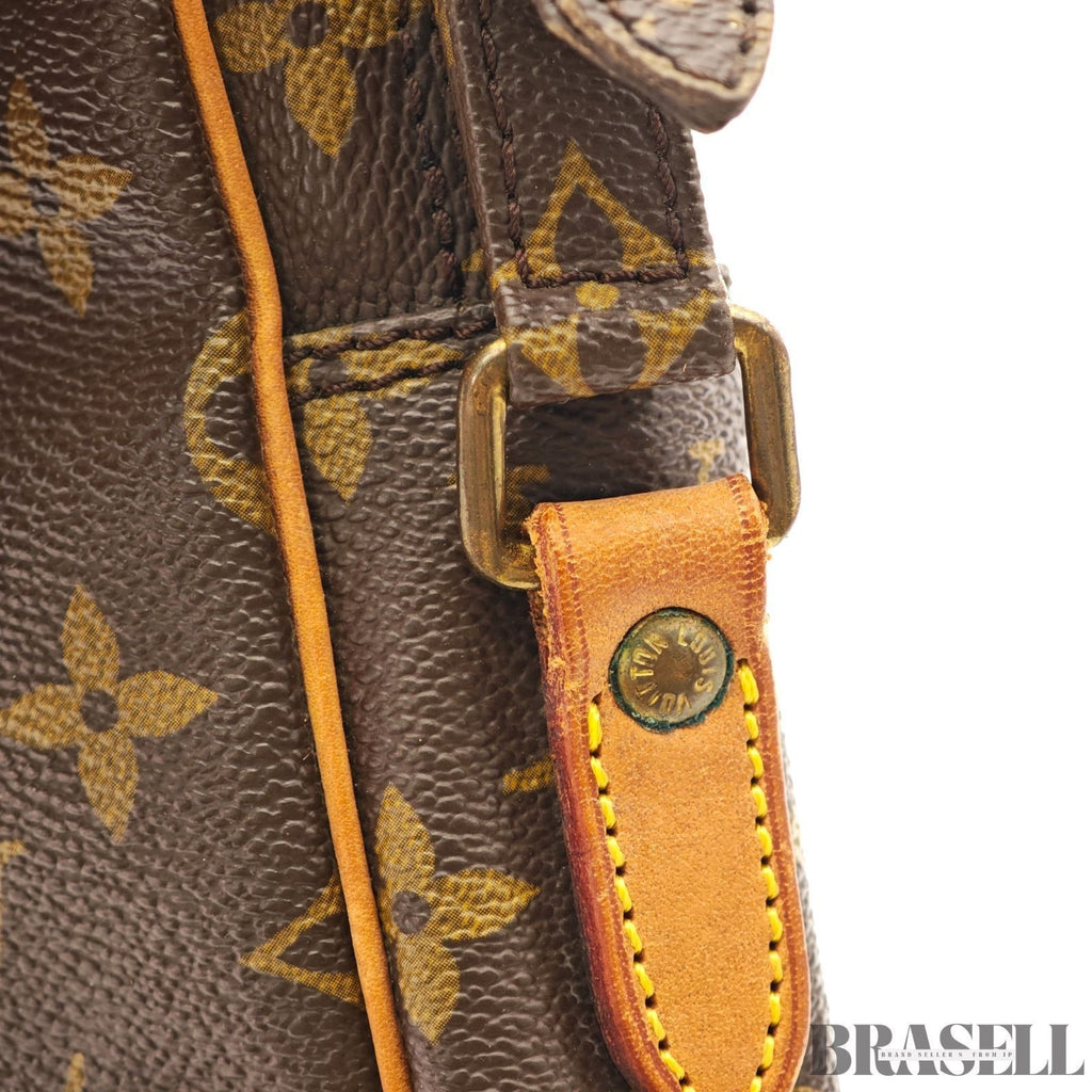 LOUIS VUITTON Danube M45266 Shoulder Bag Monogram Leather Brown France Women