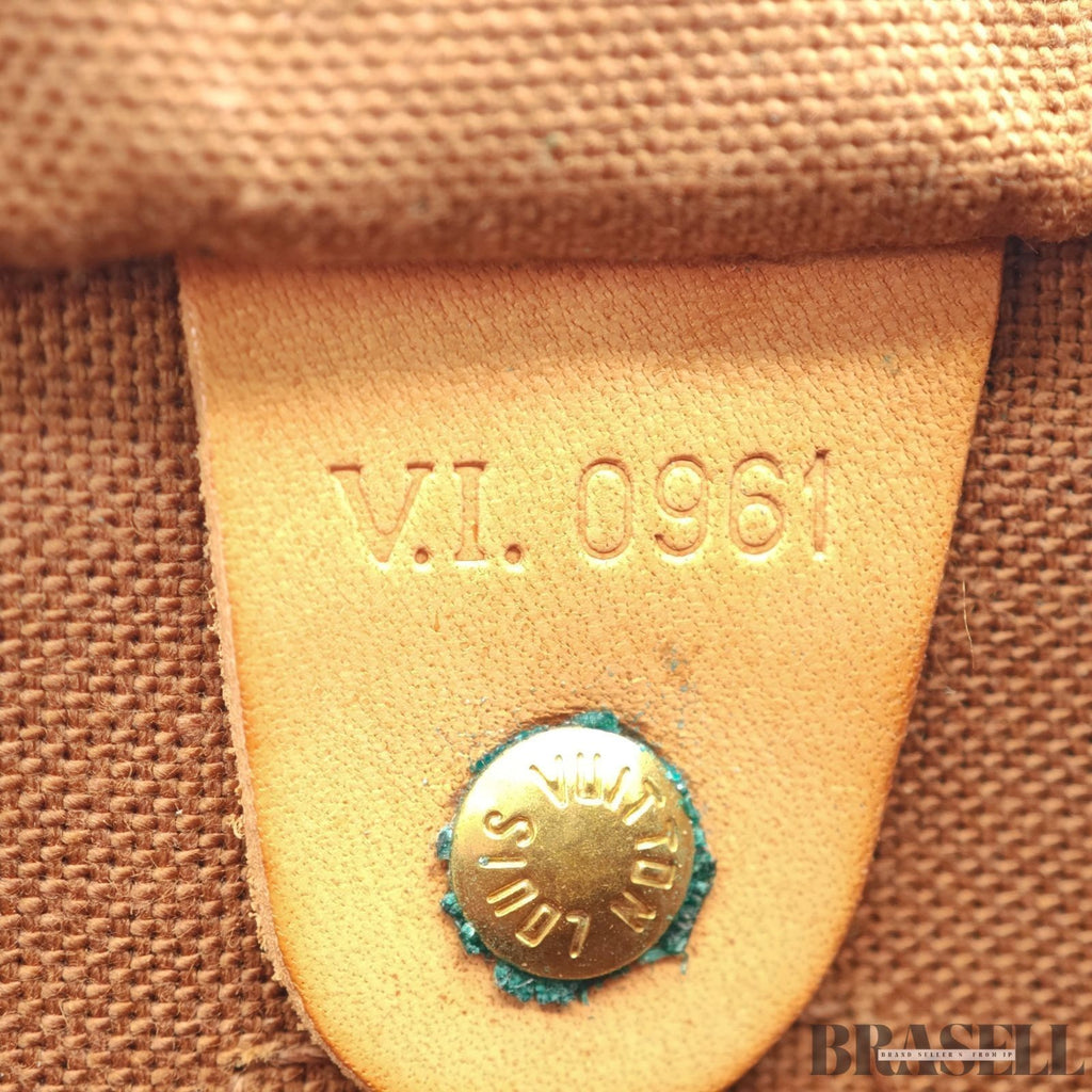 LOUIS VUITTON Monogram Speedy 30 M41526 Handbag Mini Boston Bag Brown Women