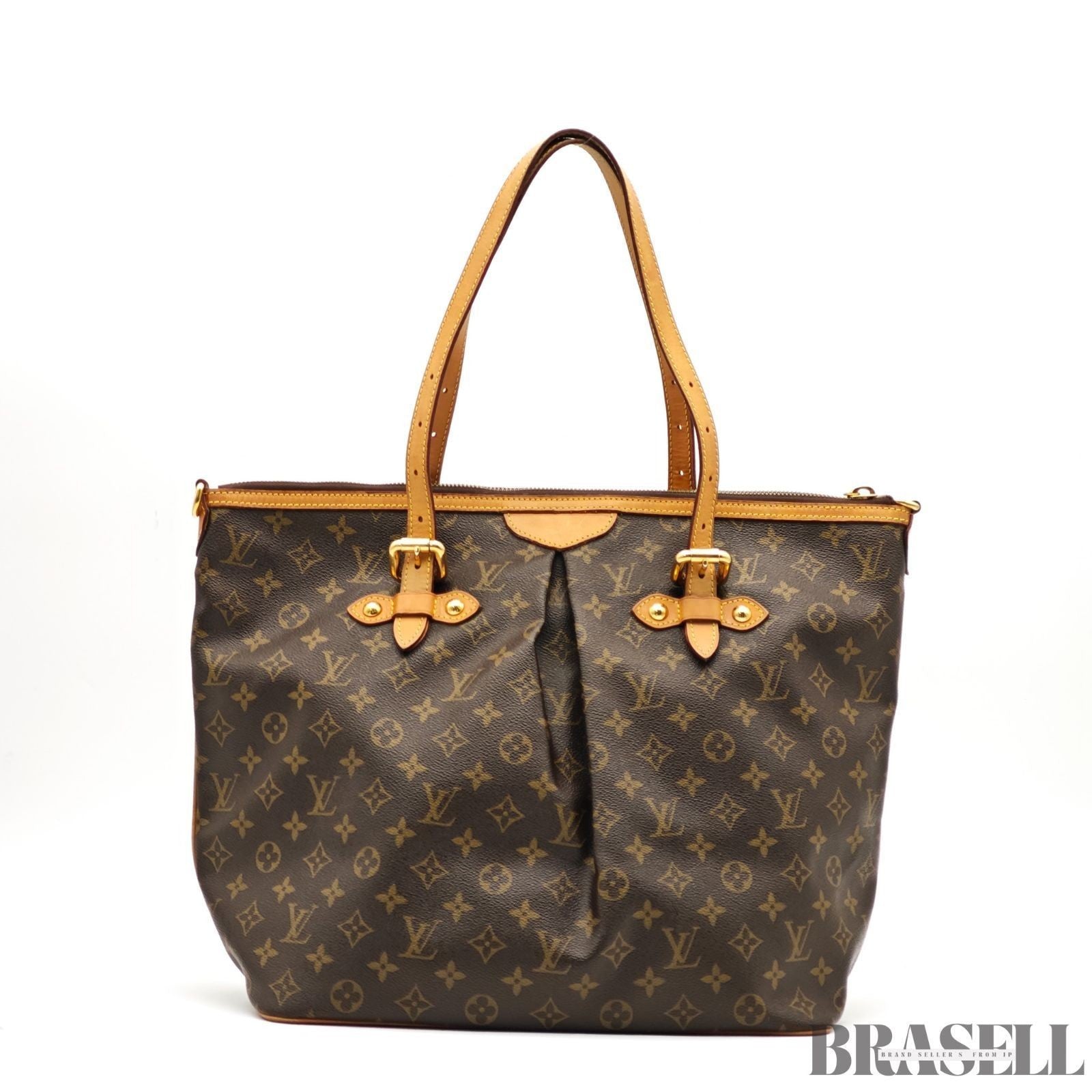 LOUIS VUITTON LV Palermo GM Shoulder Tote Bag Monogram M40146 Brown