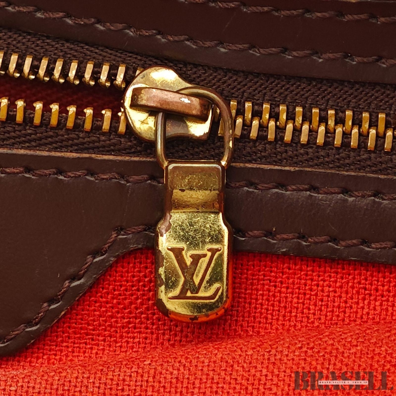 Louis Vuitton Chelsea N51119 Handbag Tote Bag Horizontal Large Capacity Brown