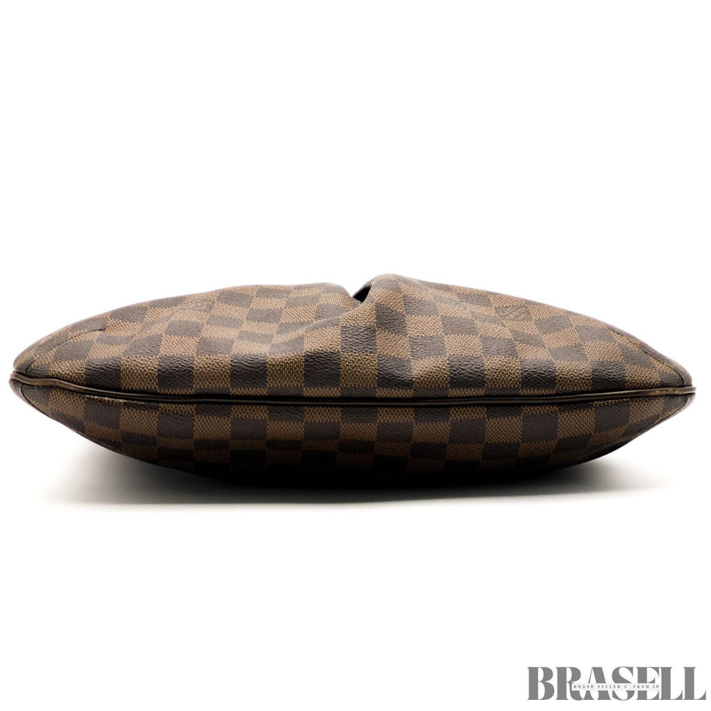 Borsa a tracolla Louis Vuitton Bloomsbury PM N42251 Damier Ebene in tela marrone