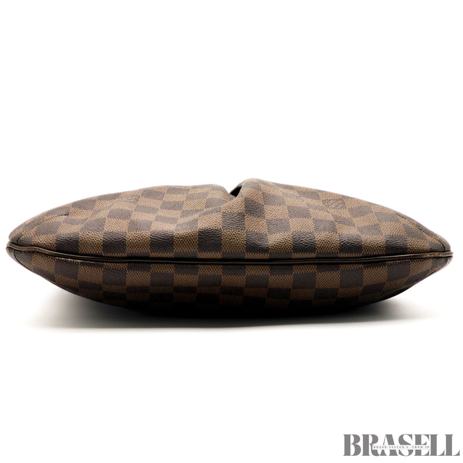 Borsa a tracolla Louis Vuitton Bloomsbury PM N42251 Damier Ebene in tela marrone