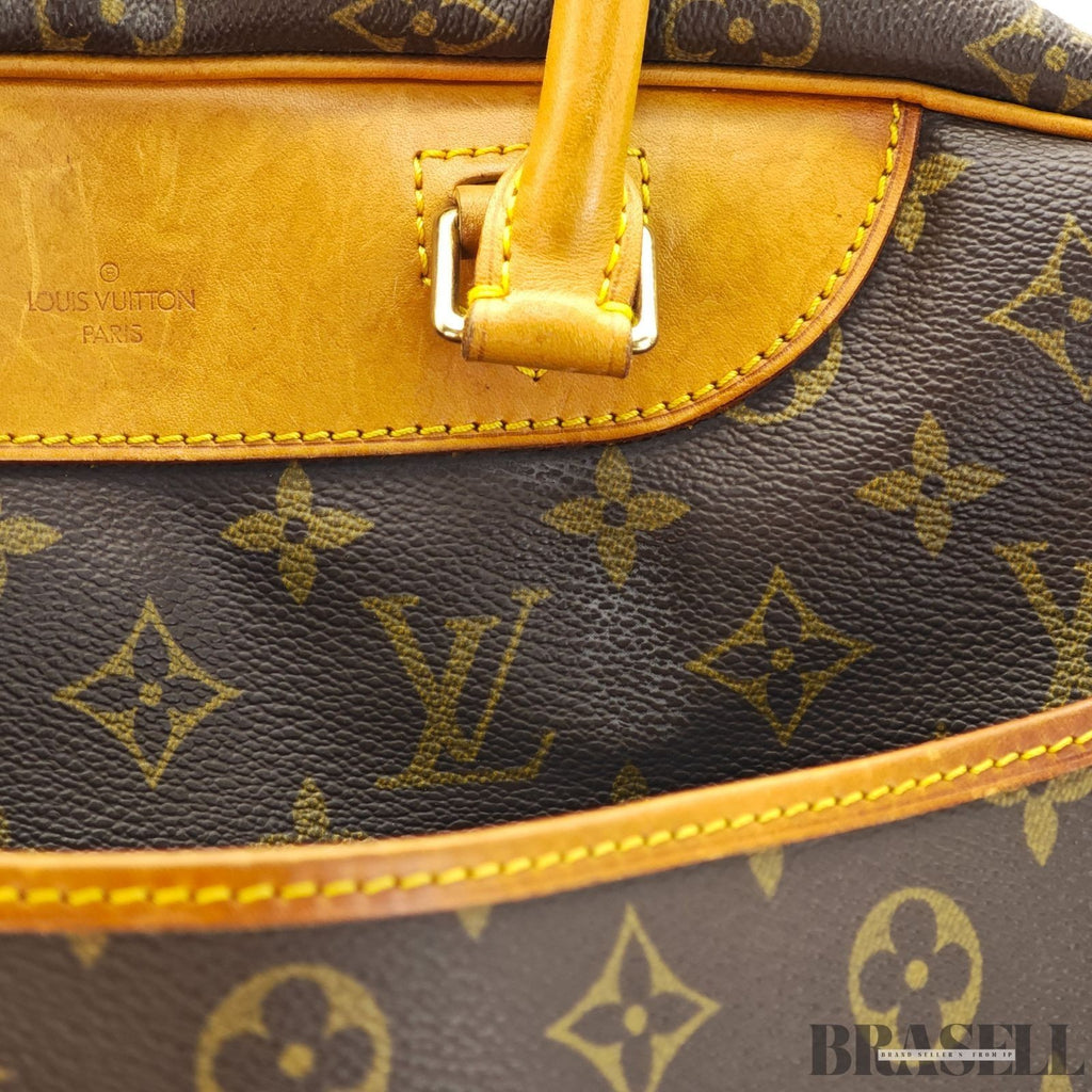 LOUIS VUITTON Deauville M47270 Monogram Travel Handbag Brown Women’s