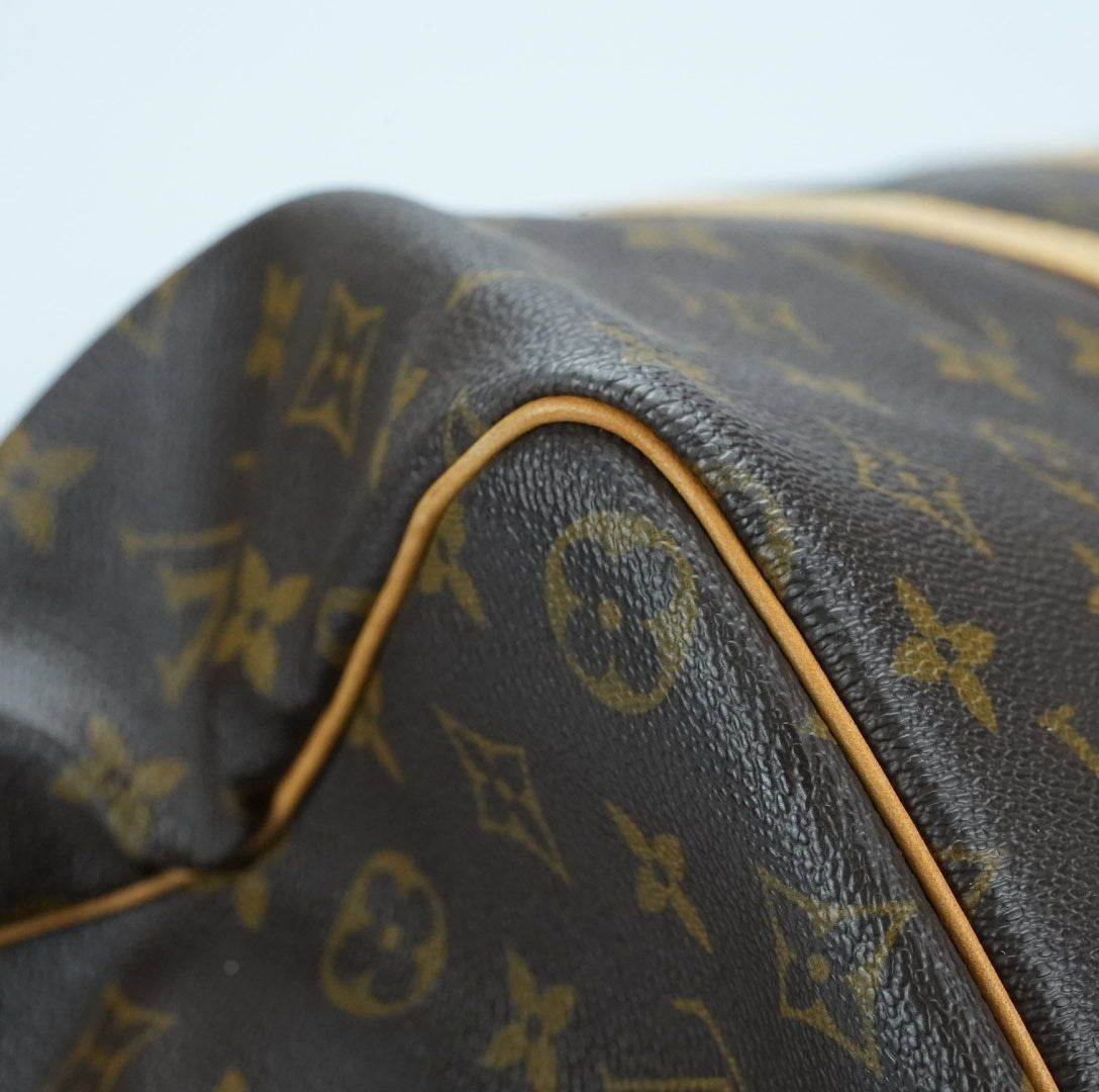 LOUIS VUITTON Keepall 45 M41428 Boston Bag Travel Bag Brown Large Capacity