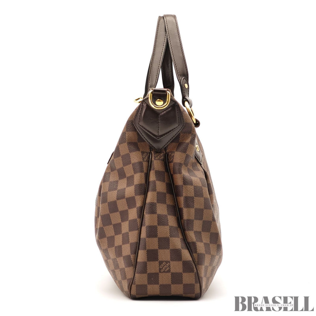 LOUIS VUITTON Evora MM 2 Way Shoulder Handbag N41131 Damier Canvas Brown