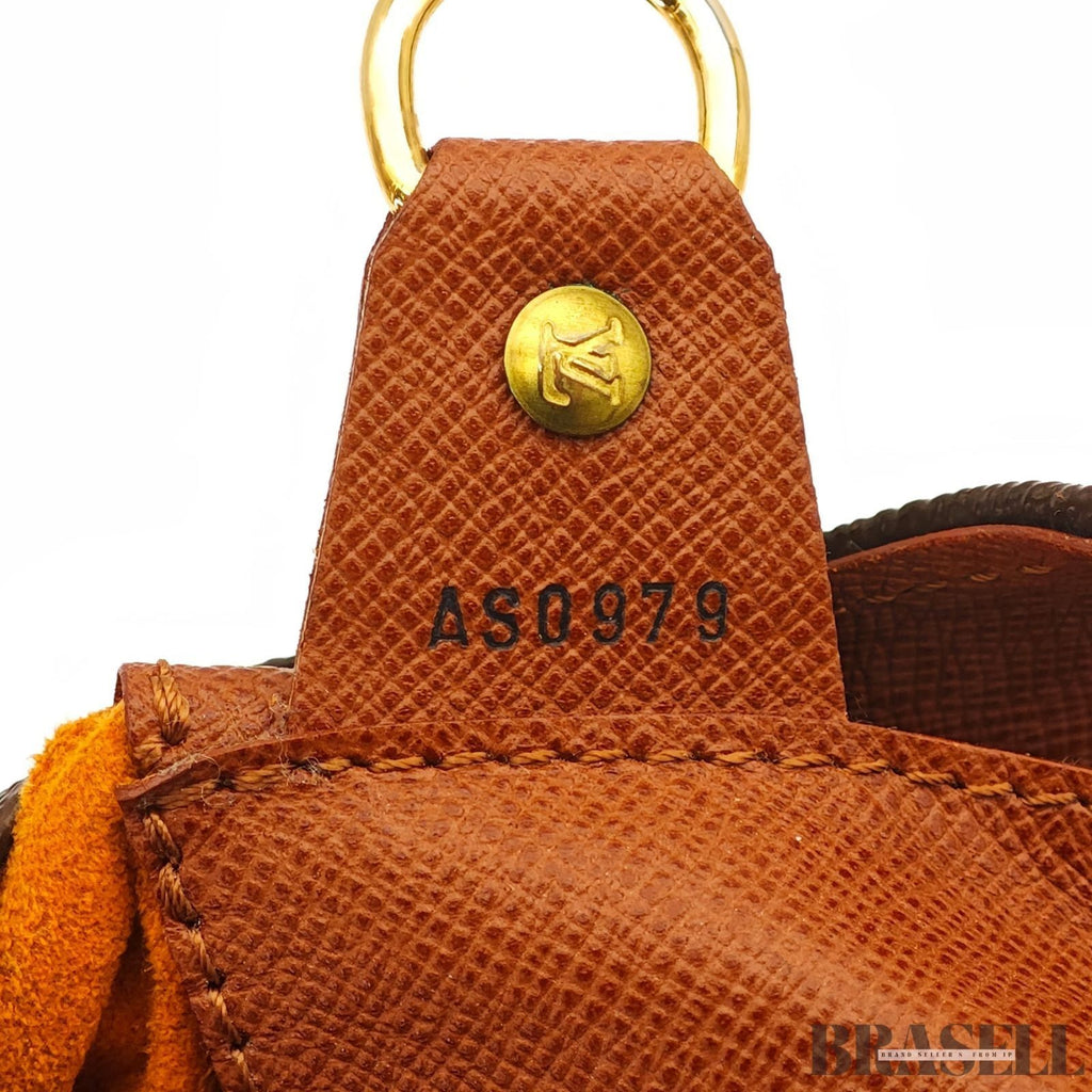 LOUIS VUITTON Musette M51256 Shoulder Bag Brown Monogram Canvas Vertical Women's