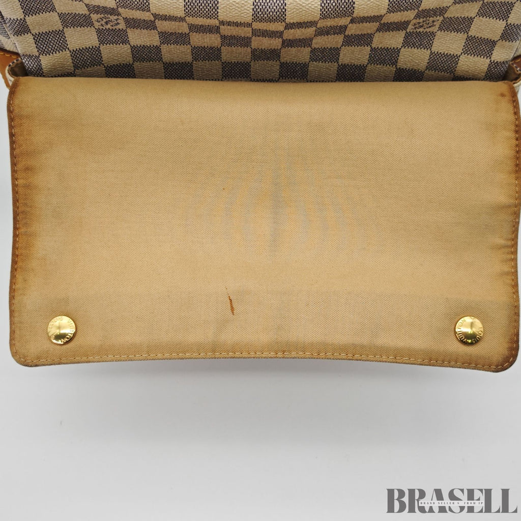 Louis Vuitton Damier Azur Naviglio N51189 Messenger Bag Shoulder Bag Off White