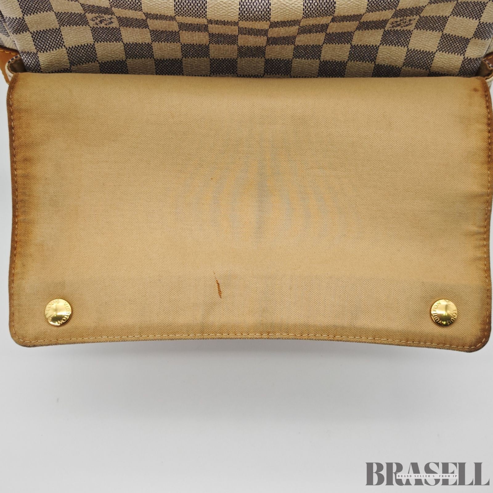 Louis Vuitton Damier Azur Naviglio N51189 Messenger Bag Shoulder Bag Off White