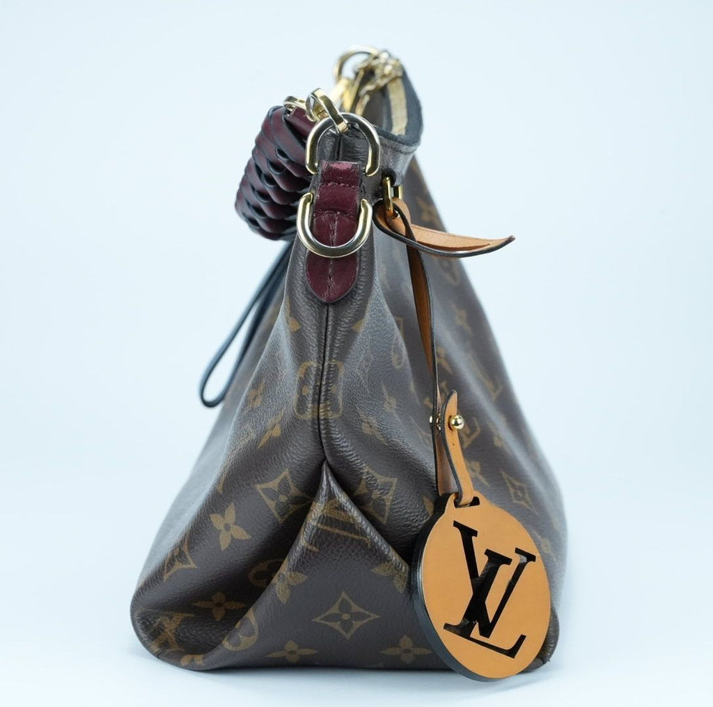 LOUIS VUITTON M55090 Monogram Mini Zipped Hobo 2-Way Shoulder Bag/Handbag