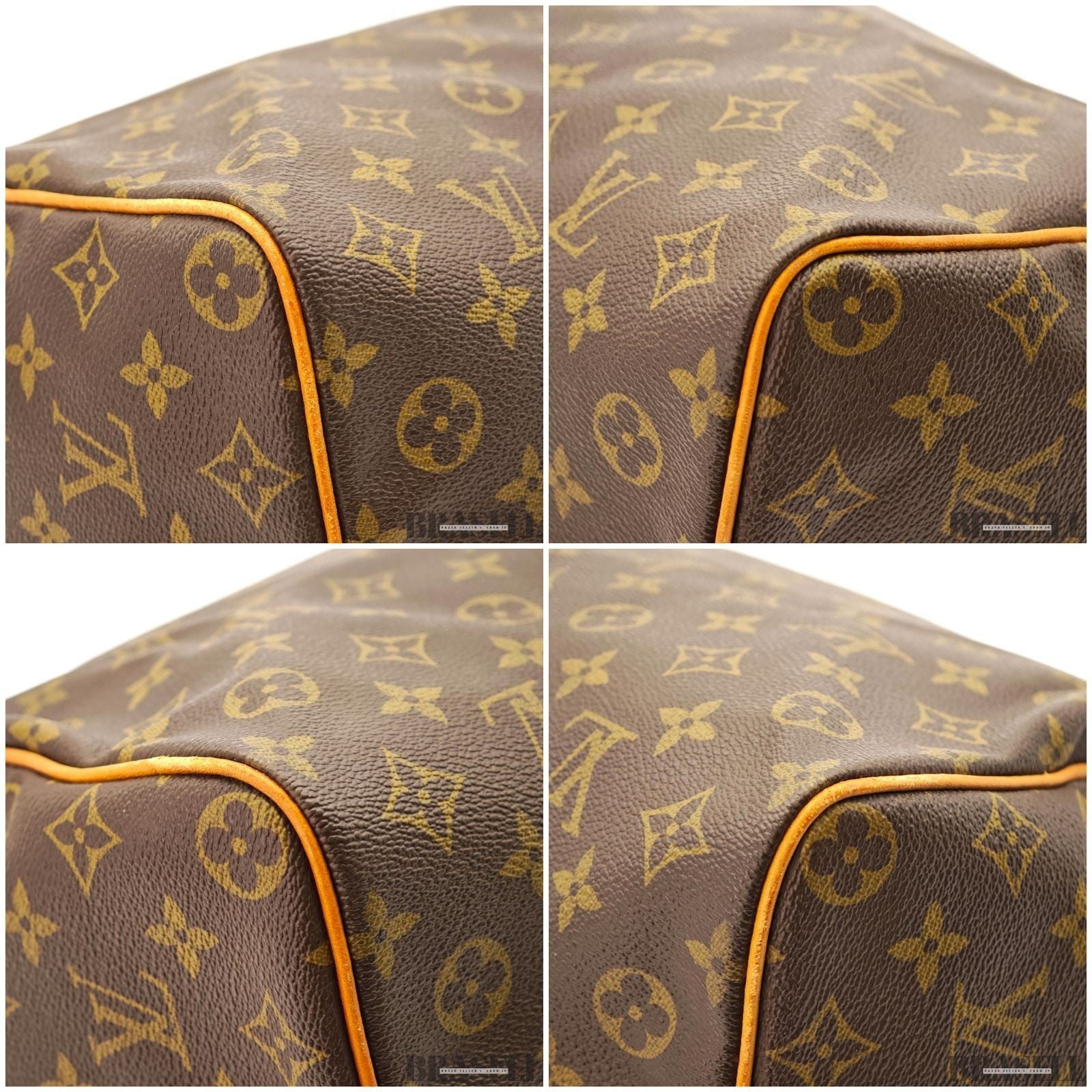 LOUIS VUITTON Speedy 35 M41524 Handbag Brown Monogram Canvas Mini Boston Bag