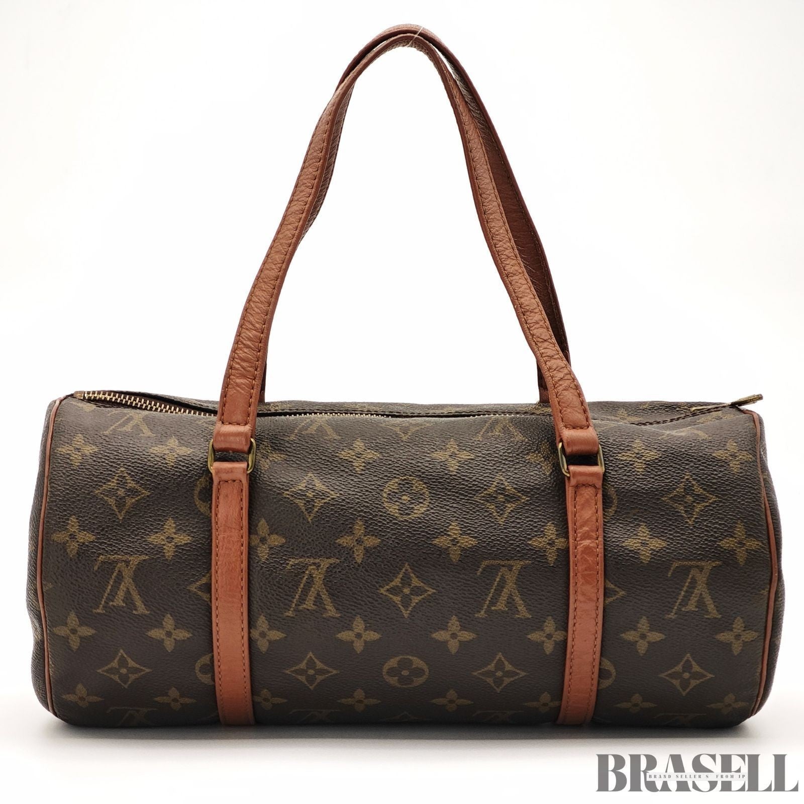 LOUIS VUITTON Papillon 30 M51365 Mini Boston Bag Monogram Brown Pouch