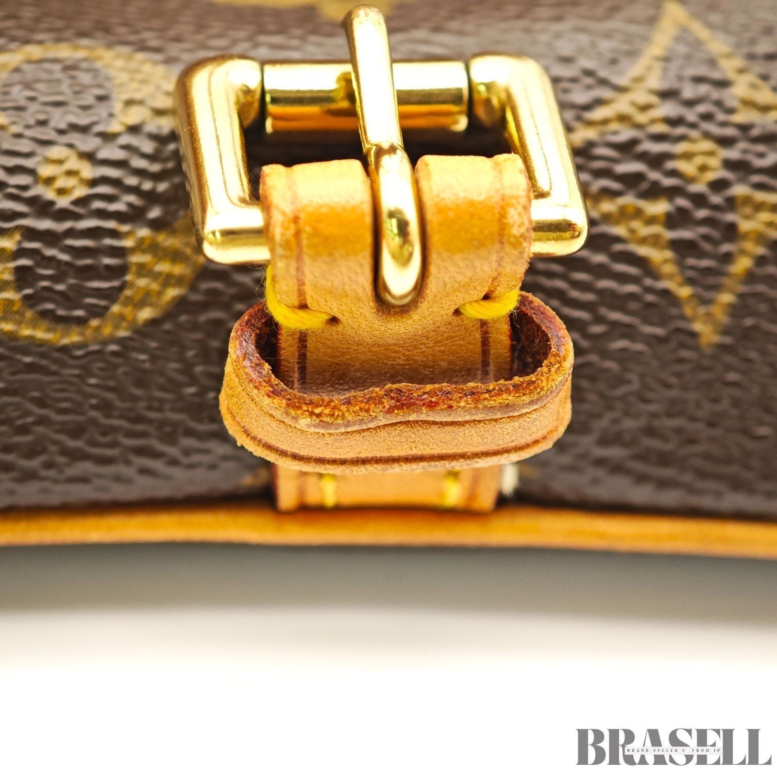 Borsa a tracolla Louis Vuitton Marelle M51159 Monogram marrone marsupio in...