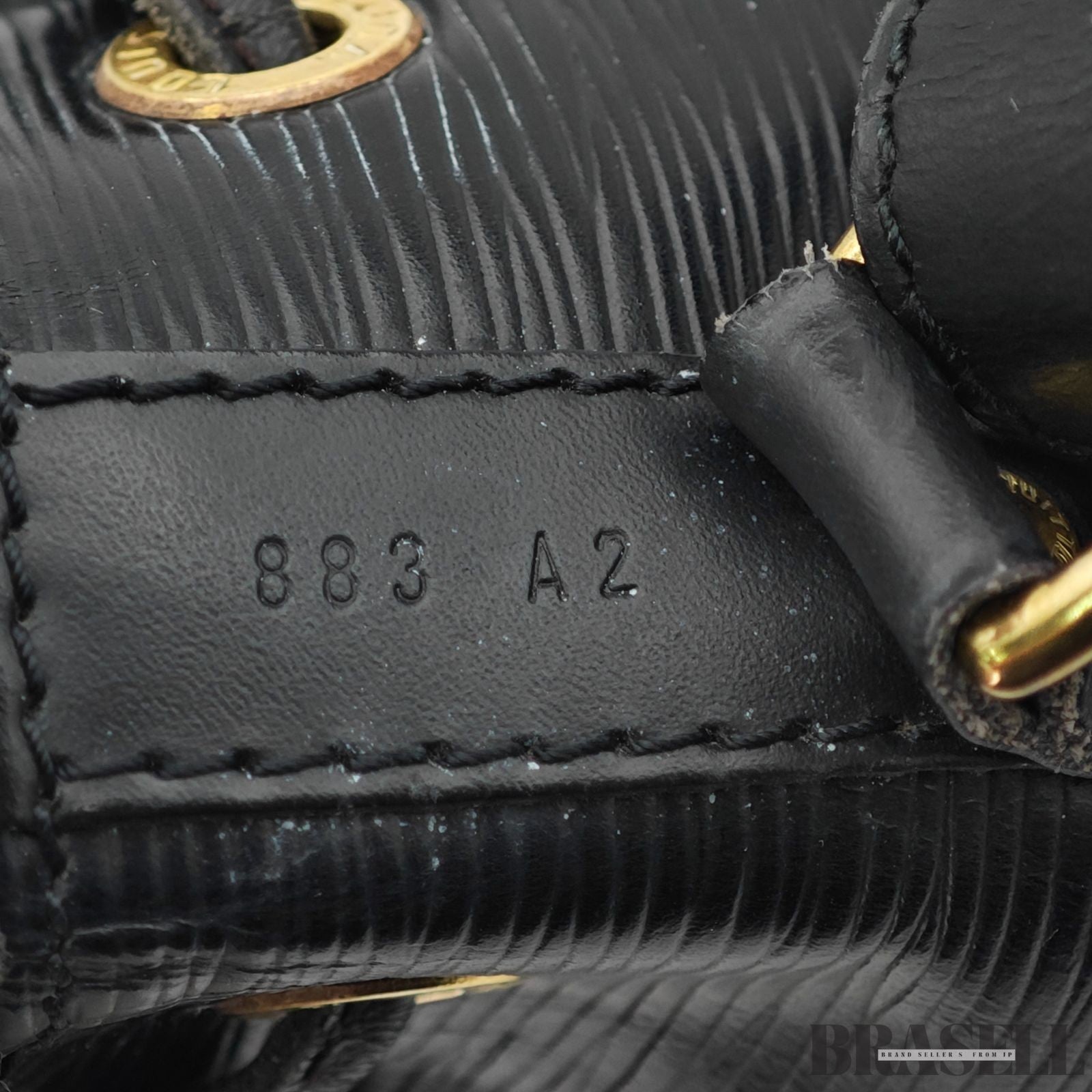 Louis Vuitton Epi Noé Noir M59002 Bucket Shoulder Bag Handbag Black Epi Leather