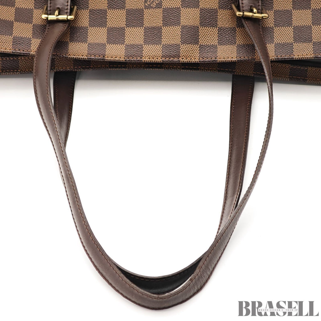 LOUIS VUITTON Chelsea Shoulder Tote Bag Damier Leather Canvas Brown N51119