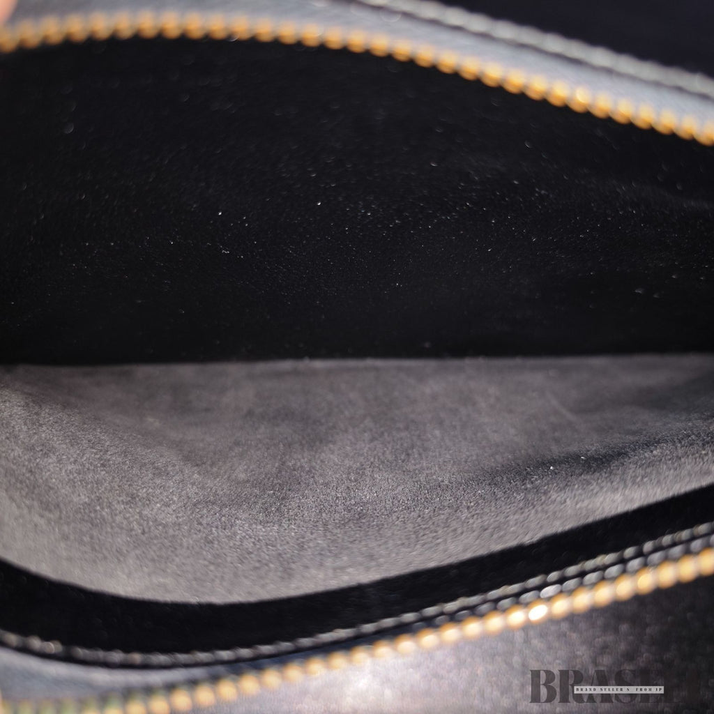 Borsa Hermès Kelly 32 borsa borsetta nera donna hardware oro con scatola e...