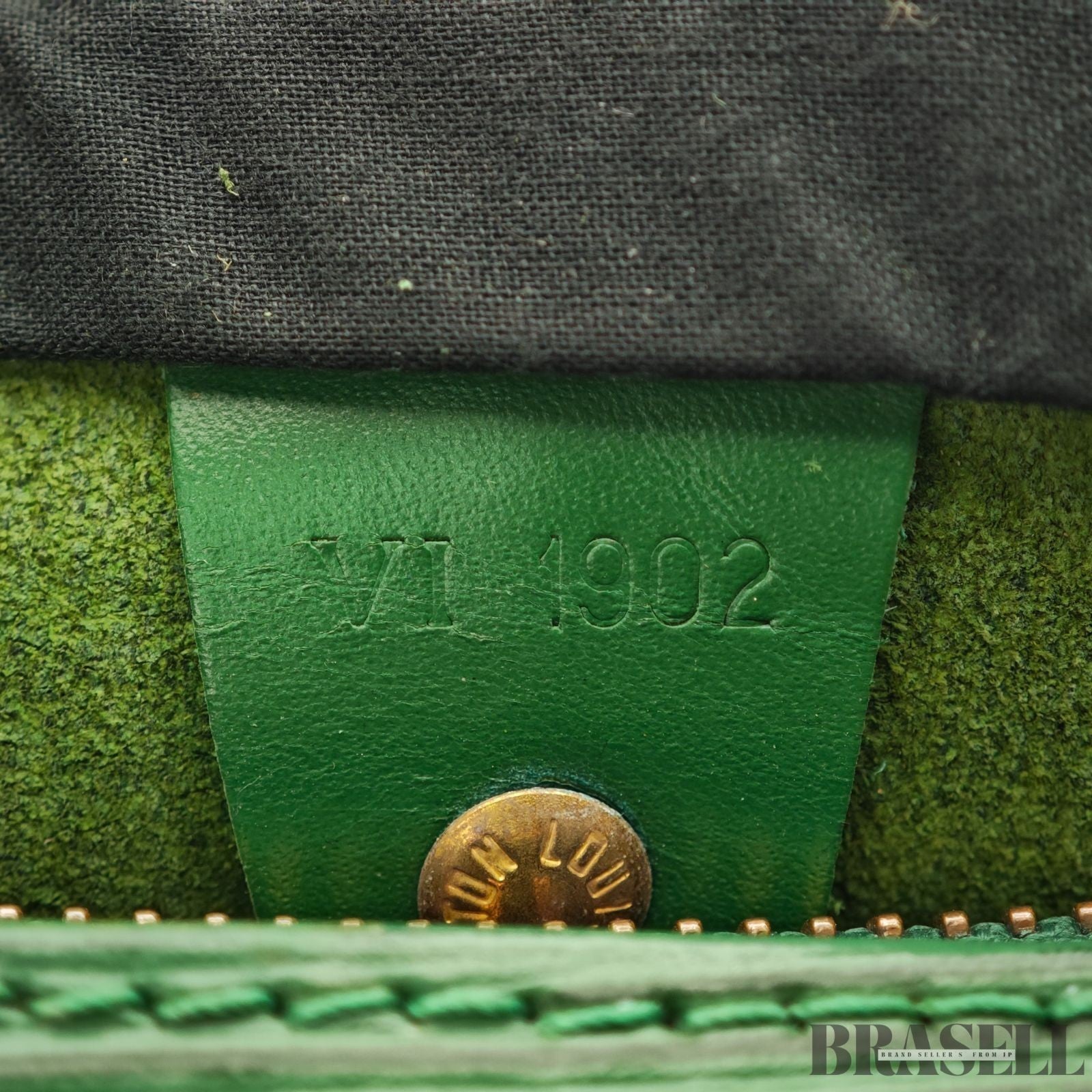 Louis Vuitton Epi Speedy 25 M43014 Mini Boston Bag Epi Leather Green Authentic
