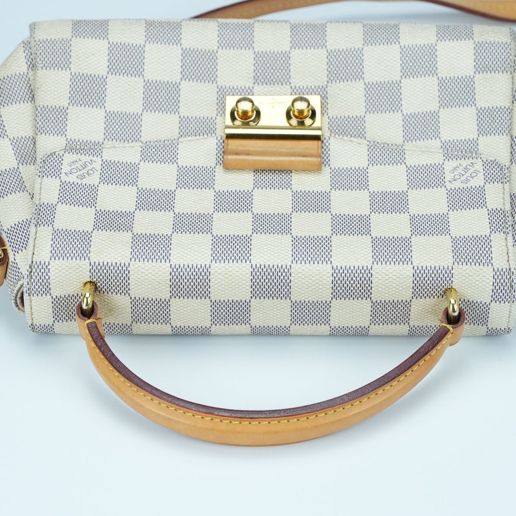 LOUIS VUITTON Damier Azur Croisette Handbag Shoulder Bag N41581