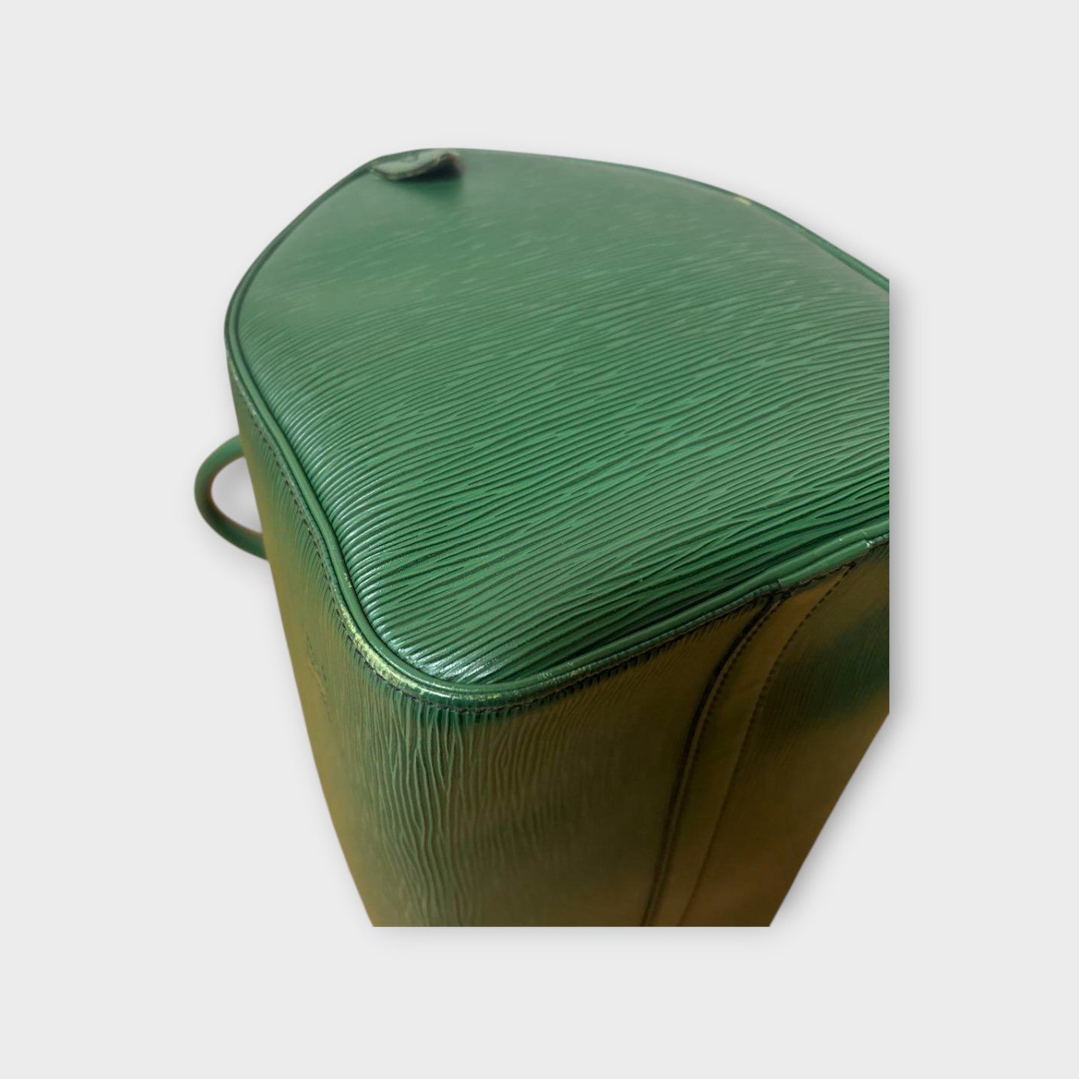 Louis Vuitton Speedy 35 M42994 Borneo Green Leather Gold Hardware 【B】