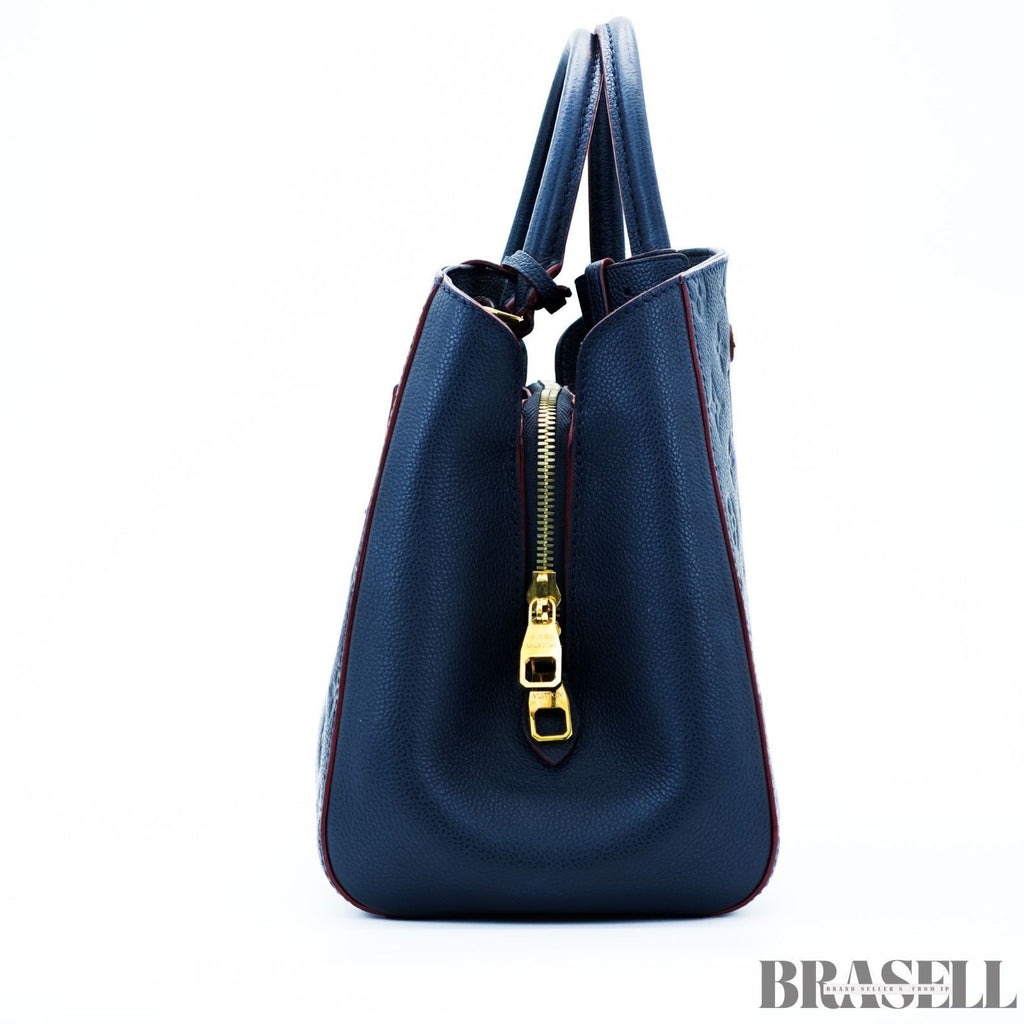 LOUIS VUITTON Montaigne MM M42746 Empreinte Marine Rouge 2-Way Handbag Women’s