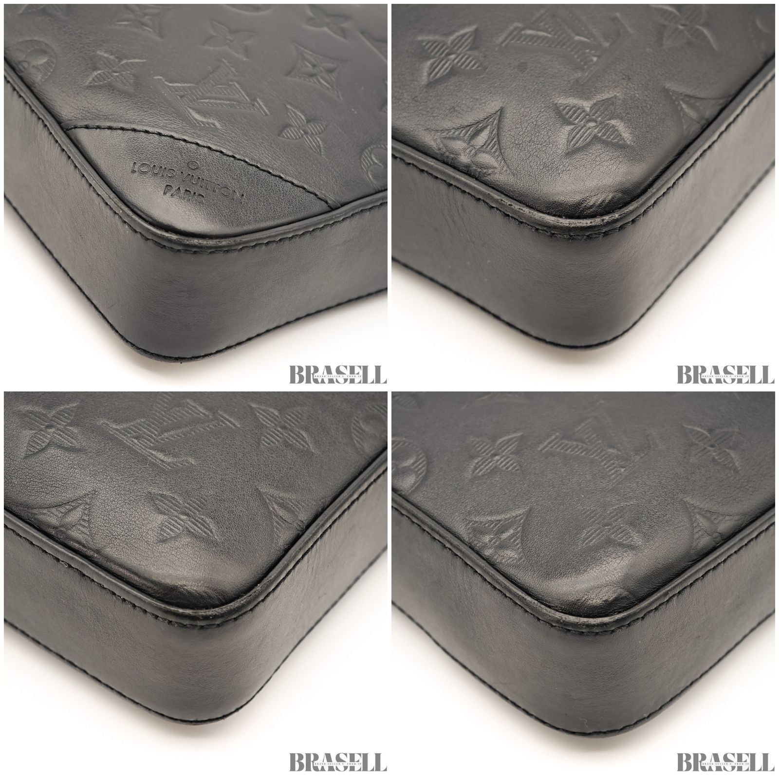 LOUIS VUITTON Duo Messenger Bag M69827 Black Monogram Eclipse Shoulder Bag