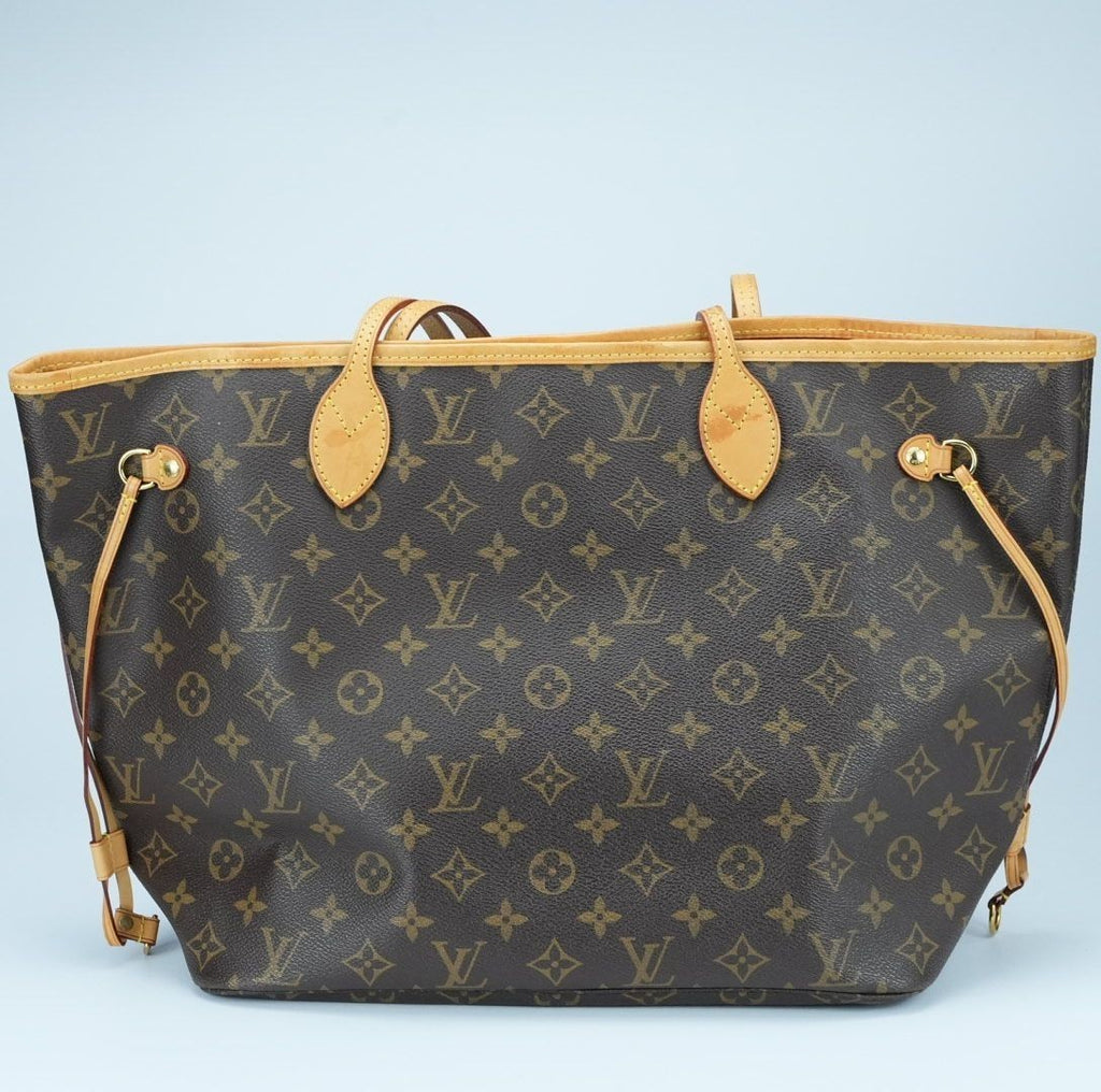 LOUIS VUITTON Monogram Neverfull MM Pivoine Tote Bag with Pouch M41178
