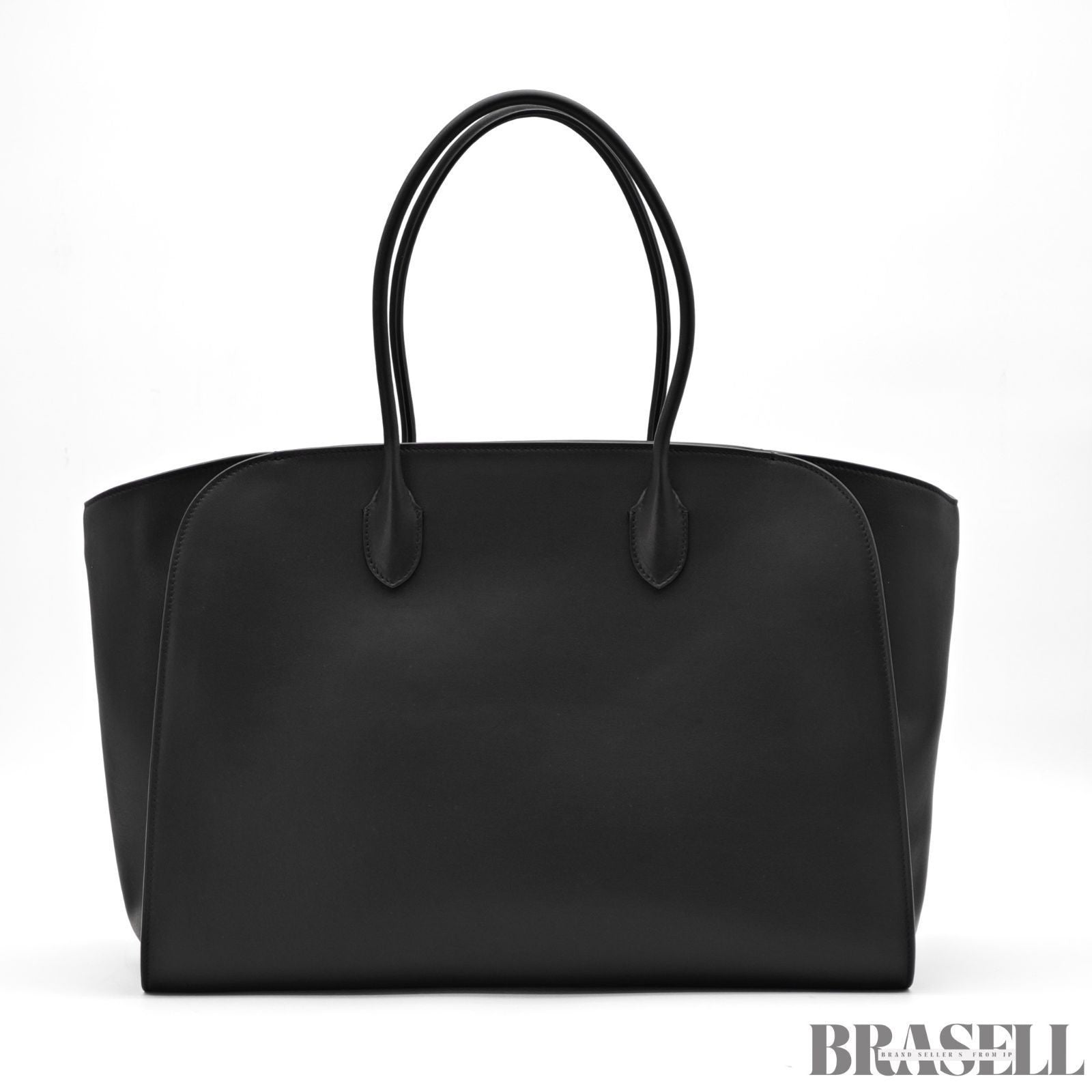The Row Marlo 17 Leather Tote Bag Handbag Black Women's Made in Italy