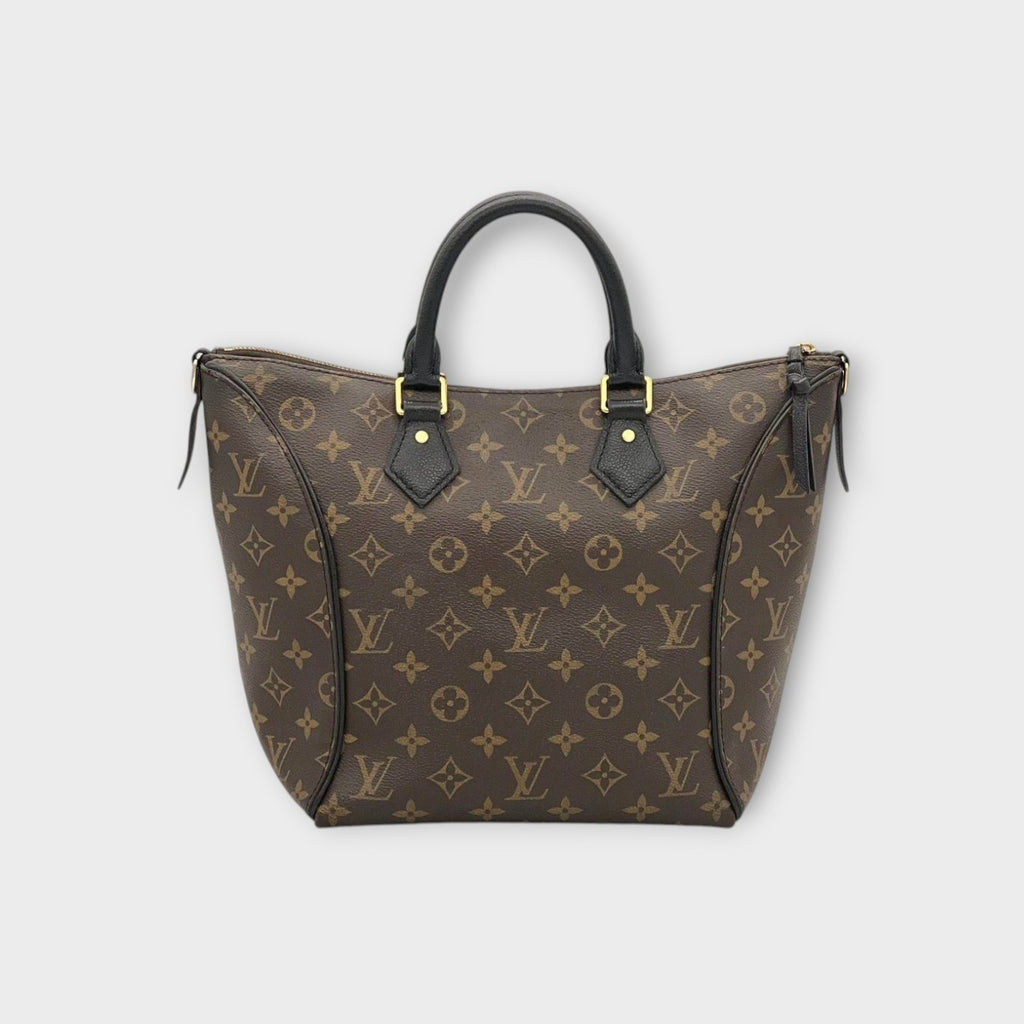 Louis Vuitton Monogram Tournelle PM M44027 2Way Handbag Brown Black 【S】