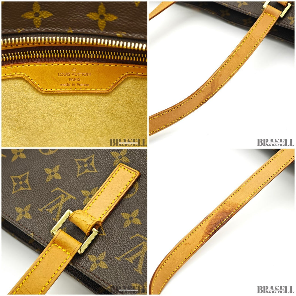 LOUIS VUITTON Luco M51155 Monogram Large Shoulder Tote Bag Brown Women’s