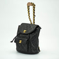 CHANEL Matelasse Bag Backpack Black Women's