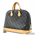 LOUIS VUITTON Alma PM M51130 Monogram Brown Handbag Women’s Padlock & Key