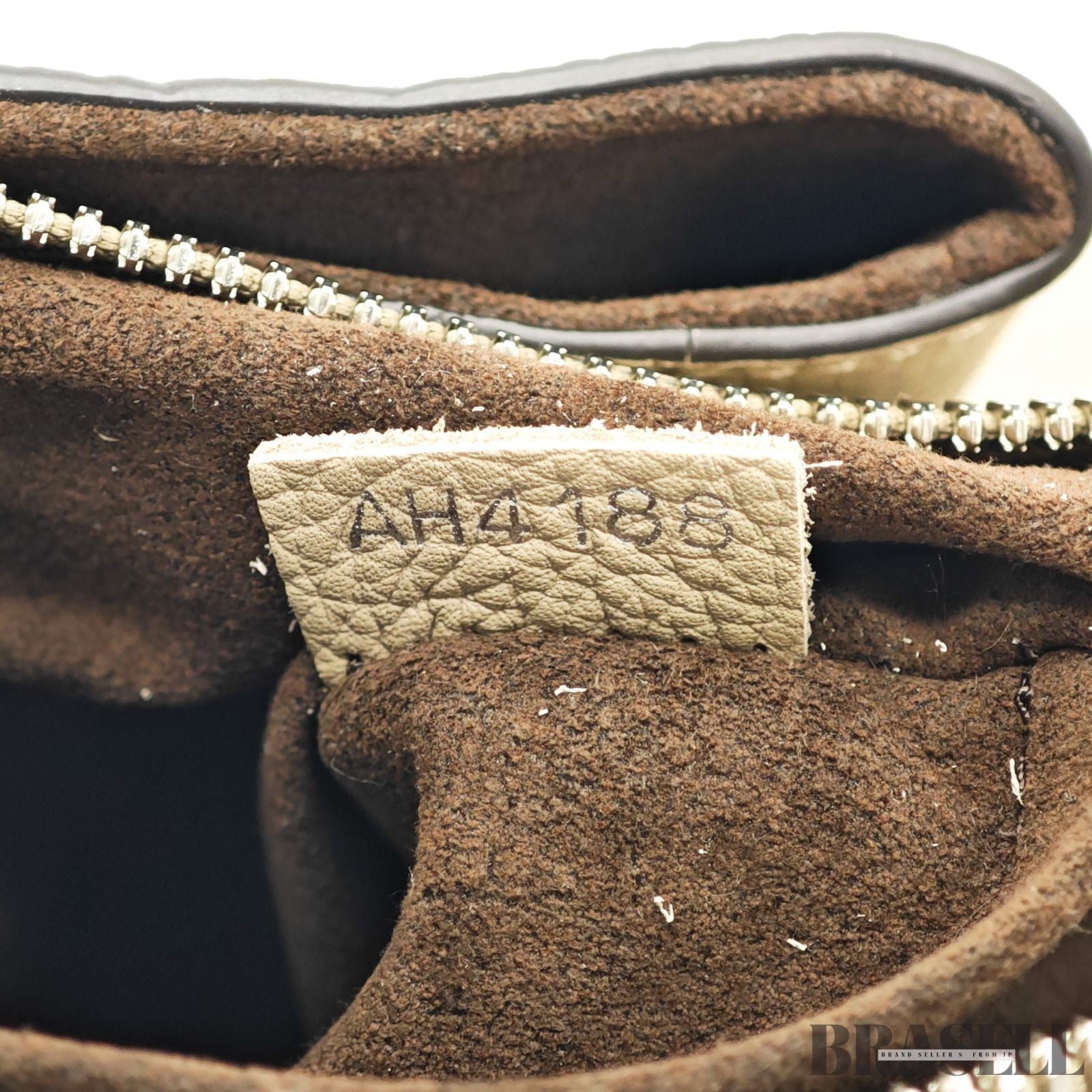 Louis Vuitton Monogram Mahina Omea M55031 Handbag Tassel Charm Galet Brown