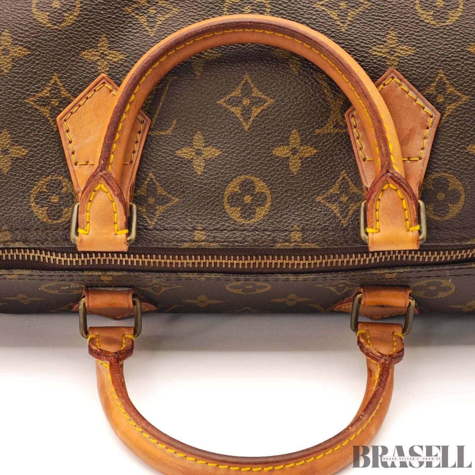 LOUIS VUITTON Speedy 30 M41526 Mini Boston Bag Brown Monogram Canvas Women's